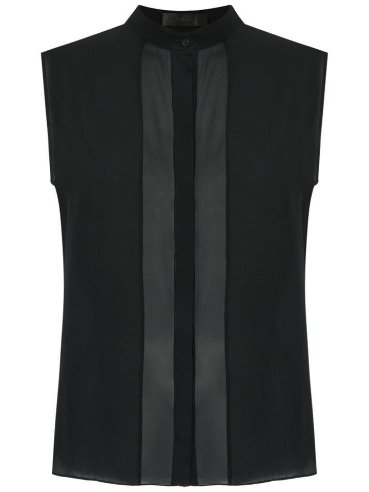 Talie Nk - Silk Shirt - Women - Silk - 40, Women's, Black, Silk