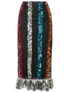 Sachin & Babi Constantinople Embellished Midi Skirt - Black