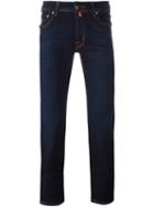 Jacob Cohen Slim Fit Jeans, Size: 36, Blue, Cotton/polyester/spandex/elastane