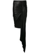 Alexandre Vauthier Asymmetric Knot Skirt - Black