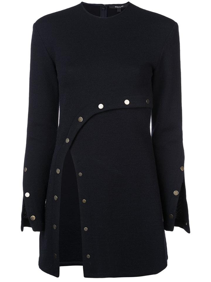 Derek Lam Front Slit Top - Black