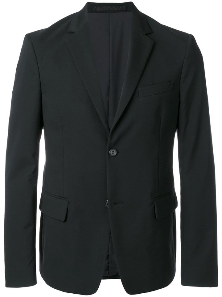 Prada Single Breasted Blazer - Black