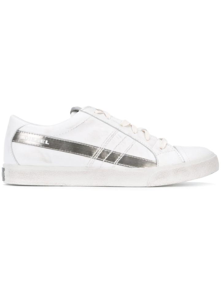 Diesel Metallic Low-top Sneakers