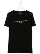 Tommy Hilfiger Junior Teen Essential Logo T-shirt - Black