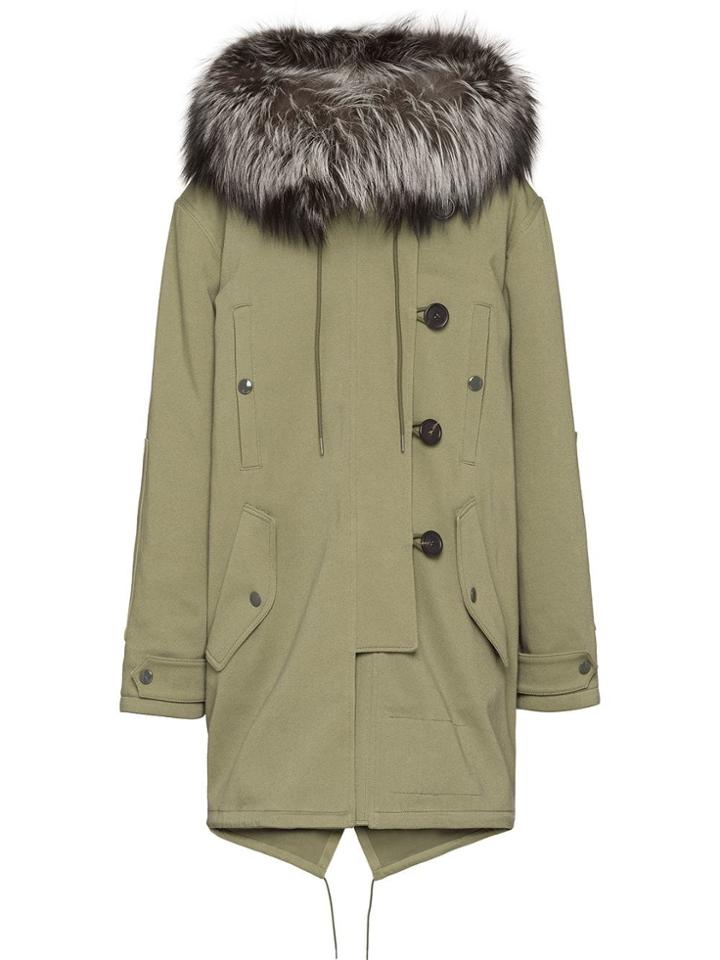Miu Miu Drill Parka - Green