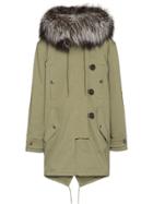 Miu Miu Drill Parka - Green