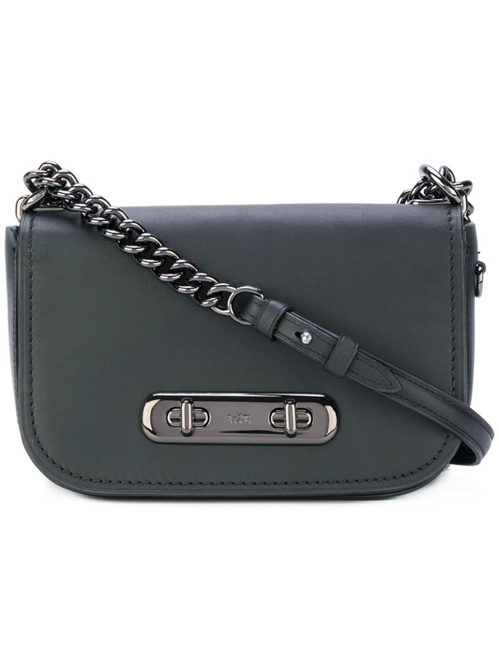 Coach Swagger 20 Shoulder Bag - Black