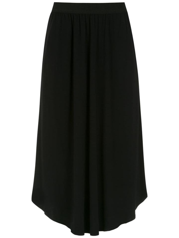 Alcaçuz Midi Fachada Skirt - Black