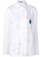 Prada Ruffled Shirt - White