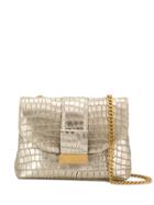 Visone Alice Cocco Shoulder Bag - Gold