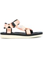 Suicoke Velcro Strap Sandals, Women's, Size: 7, Yellow/orange, Nylon/rubber