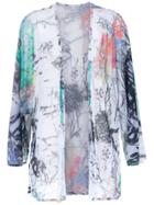 Mara Mac Printed Jacket - White