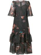 See By Chloé Butterfly Print Dress - Black