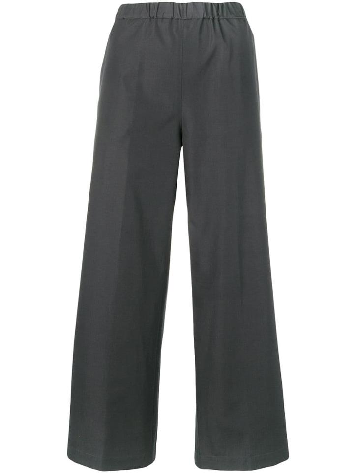 Aspesi Flare Styled Trousers - Grey