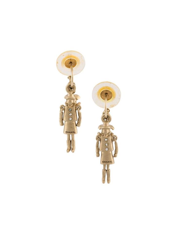 Chanel Vintage Mademoiselle Drop Earrings