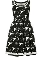 Carolina Herrera - Sleeveless Jacquard Dress - Women - Silk/cotton - 6, Black, Silk/cotton
