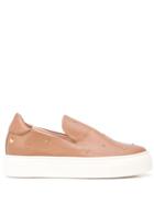 Agl Studded Slip-on Trainers - Brown