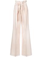 Gabriela Hearst Flared Tailored Trousers - Nude & Neutrals