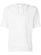 Stone Island Shadow Project Short Sleeved Hoodie - White