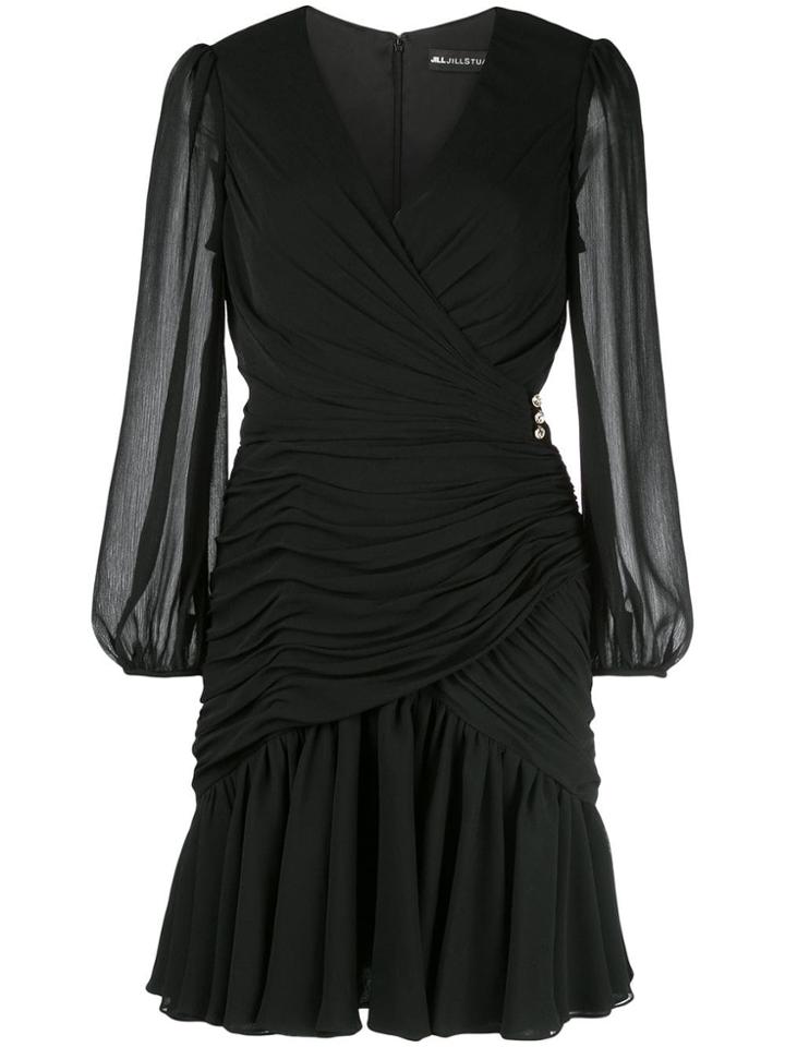 Jill Jill Stuart Draped Design Dress - Black