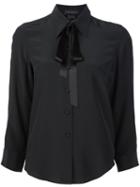 Marc Jacobs Crêpe De Chine Bow Shirt