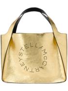 Stella Mccartney Stella Logo Tote Bag - Metallic