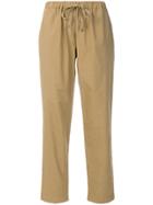 Erika Cavallini Straight Fit Trousers - Brown