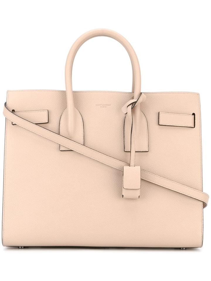 Saint Laurent Small 'sac De Jour' Tote, Women's, Nude/neutrals, Calf Leather
