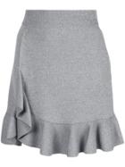 Altuzarra 'ziggy' Knit Skirt - Grey