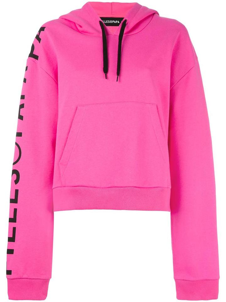 Filles A Papa Tiger Hoodie, Women's, Size: 1, Pink/purple, Cotton