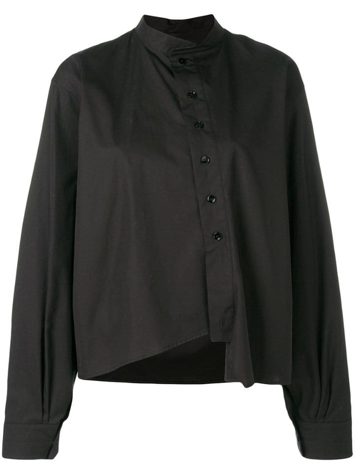 Lemaire Asymmetric Shirt - Black