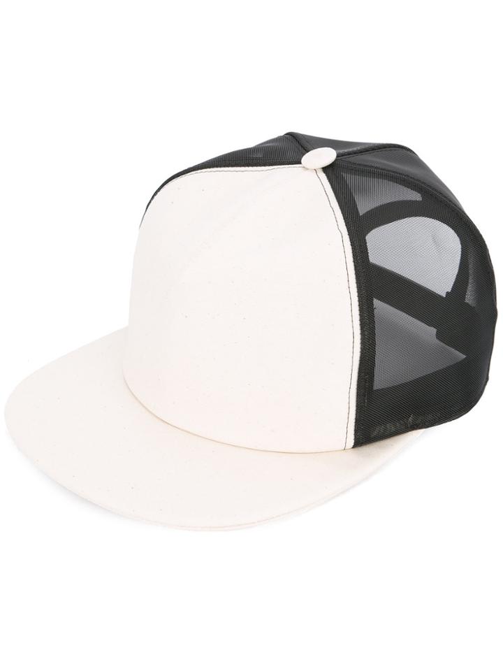 Rick Owens Drkshdw Panelled Cap - Nude & Neutrals