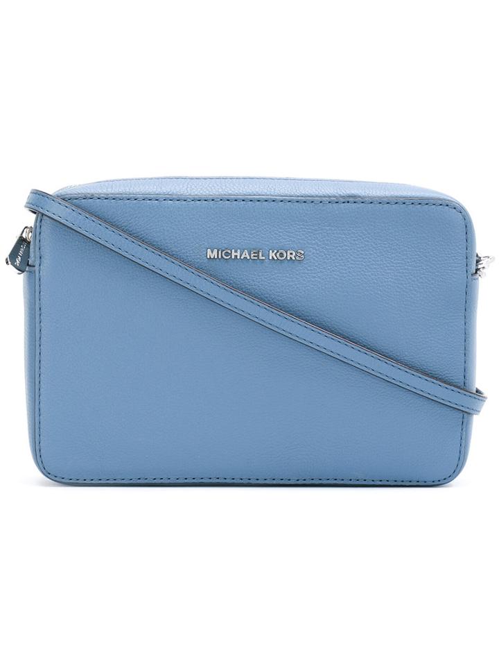 Michael Michael Kors - Jet Set Travel Crossbody Bag - Women - Leather - One Size, Women's, Blue, Leather
