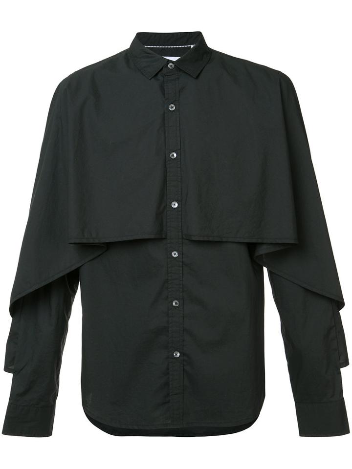 Private Stock Layered Shirt, Men's, Size: Small, Black, Cotton