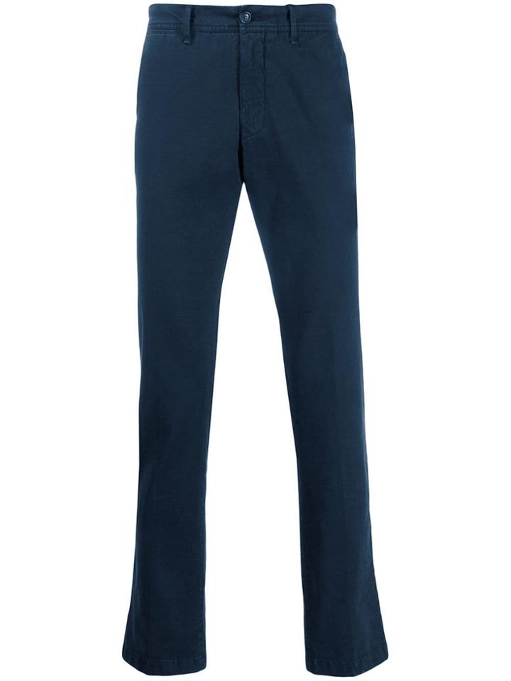 Moncler Slim-fit Tailored Trousers - Blue