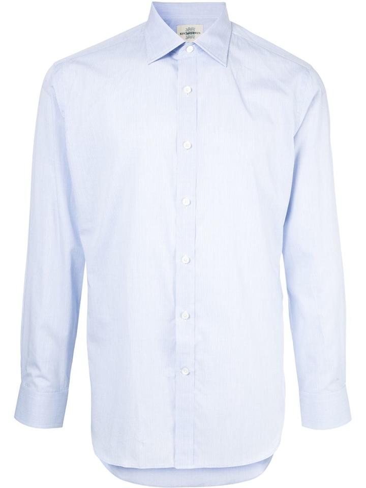 Kent & Curwen Long-sleeve Fitted Shirt - Purple