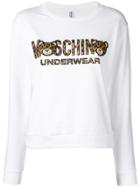 Moschino Bear Print Sweatshirt - White