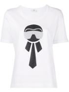 Fendi - Karlito T-shirt - Women - Cotton - 44, White, Cotton
