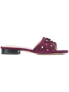 Zac Zac Posen Milena Mules - Pink & Purple