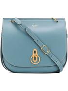 Mulberry Flap Fastened Crossbody Bag - Blue