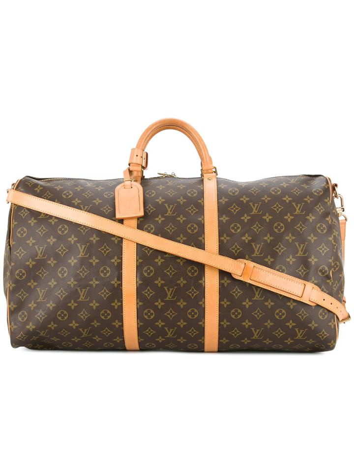 Louis Vuitton Vintage Bandouliere Keepall Bag - Brown