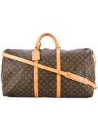 Louis Vuitton Vintage Bandouliere Keepall Bag - Brown