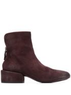 Marsèll Rear-zip Ankle Boots - Red