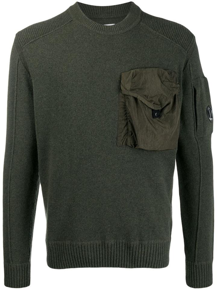 Cp Company Utility Pocket Jumper - Green