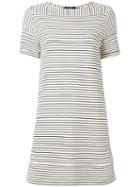 A.p.c. - Striped Dress - Women - Cotton/linen/flax/polyester/viscose - Xs, Nude/neutrals, Cotton/linen/flax/polyester/viscose