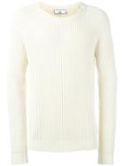 Ami Alexandre Mattiussi Raglan Sleeve Sweater - Nude & Neutrals