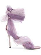 A.n.g.e.l.o. Vintage Cult Ankle Tie Sandals - Pink & Purple