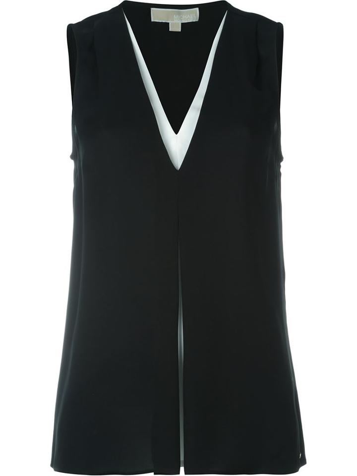 Michael Michael Kors Front Slit Blouse