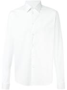 Givenchy Spread Collar Shirt, Men's, Size: 41, White, Cotton/polyamide/spandex/elastane