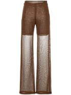 Kacey Devlin Sheer Trousers - Brown